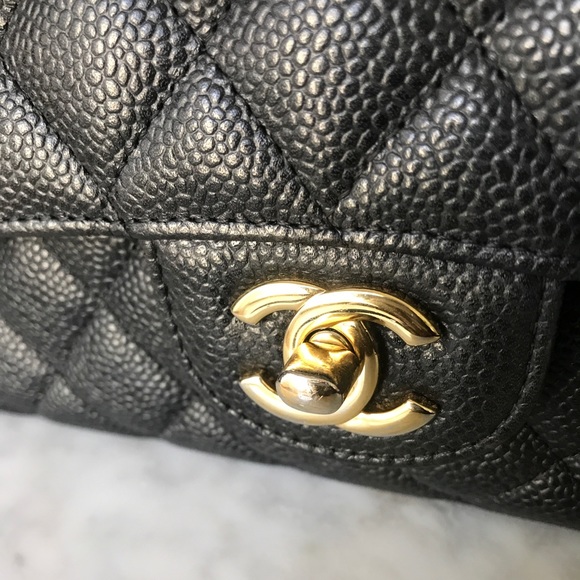 🚫SOLD🚫Chanel Medium Double Flap Caviar - Picture 6 of 8